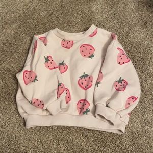 Adorable strawberry sweatshirt